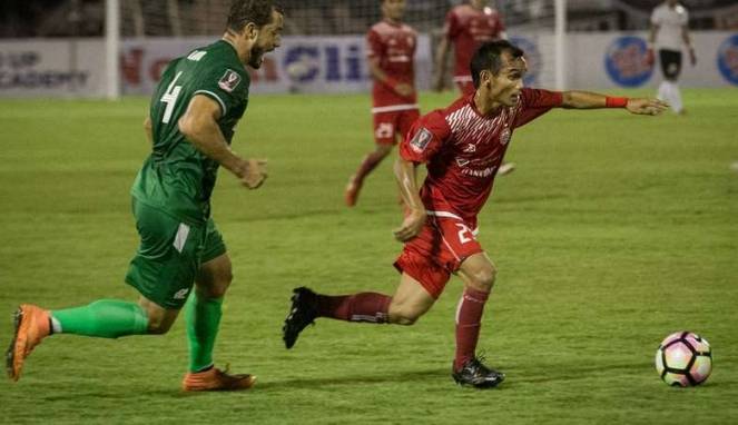 Pemain Persija Jakarta Riko Simanjuntak